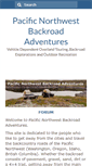 Mobile Screenshot of pnwadventures.com